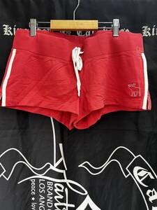 新品　未使用　Abercrombie&Fitch アバクロ　パンツ　ショートパンツ　レッド　Ｍ　管理番号[140]