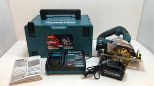 程度良好品！ makita 40v max 125mm 充電式マルノコ フルセット HS005GRDX バッテリー2個(充電回数：15回、21回) 充電器 ケース 丸のこ