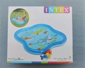 ☆INTEX社製 幼児用 スクエアスプレープール 赤ちゃん用水遊びプール 家庭用 プール☆
