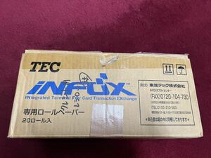 東芝TEC INFOX クレジット端末用感熱ロールペーパー 14ロール