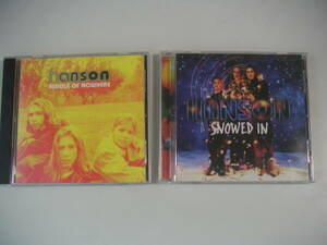 中古輸入CD★ハンソン（HANSON）　２枚セット「MIDDLE OF NOWHERE」、「SNOWED IN」（X