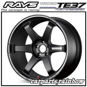 ★RAYS/レイズ VOLKRACING ボルクレーシング TE37ultra TRACK EDITIONⅡ 20×11.0J 5/114.3 +15★ブラストブラック(BC)★新品 2本価格★