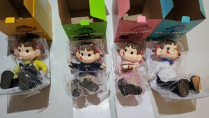 ペコちゃん　人形　セット　シェフ　デニム　バースデー　ドレス　不二家　未使用　保管品