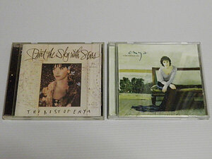 Paint The Sky With Stars-The Best Of enya、a day without rain　エンヤ　輸入盤中古CD 2枚セット