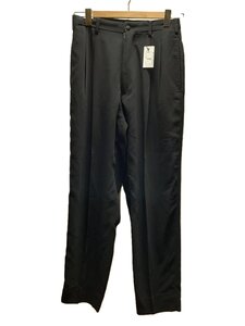 yohji yamamoto POUR HOMME◆80s～90s/丸文字タグ/2タック/スラックスパンツ/S/ブラック