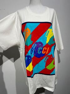 GUCCI ウサギグラフィック Tシャツ　未使用タグ付き　Lサイズ