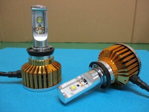 ▼【A】点灯OK 日本ライティング Zeus ゼウス H8/H9/H11/H16 1703A LEDバルブ LED球 LEDフォグ LEDヘッドライト 左右セット 1台分 DC12V