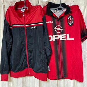 サッカー　ユニフォーム　ジャージ　Milan A.C OPEL lotto 