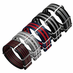 Pro Zulu Nato diver strap 高品質 ストライプ デザイン b1012