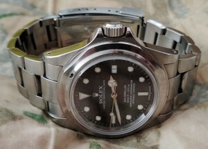 ロレックス ROLEX シードゥエラー 16600 2002年製？　ベゼル外れた為泣く泣く出品　2005年購入　 腕時計 自動巻き Sea Dweller　本物! 