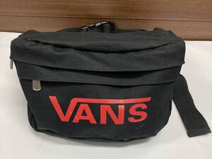 VANS ヴァンズ ♪ ウエストポーチ ウエストバッグ ボディバッグ 黒 ブラック 