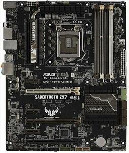 ASUS SABERTOOTH Z97 MARK2 LGA 1150 Intel Z97 HDMI SATA 6Gb/s USB 3.0 ATX Intel Motherboard