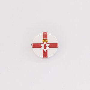 Button badge 25mm Flag of Northern Ireland 缶バッジ 国旗柄 Vespa Lambretta ベスパ ランブレッタ 50S 100 et3 GTR RALLY PX200E 160GS