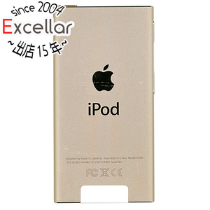 【中古】Apple 第7世代 iPod nano MKMX2J/A ゴールド/16GB 本体のみ [管理:1150027407]