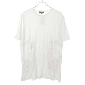 COMME des GARCONS HOMME PLUS コム デギャルソンオムプリュス 20SS テープデザインクルーネックTシャツ PE-T015 ホワイト L ITFHGZUF9DBK