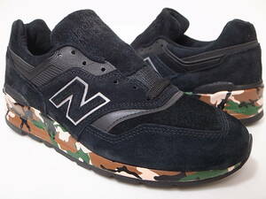 【送料無料 即決】NEW BALANCE USA製 M997CMO 24.5cm US6.5新品 迷彩柄 カモ カモフラージュ BLACK x CAMO 黒xカモ 限定 MADE IN USA米国製