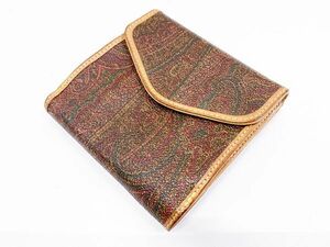 ETRO エトロ - Wホック 折り財布 コンパクトウォレット コインパース ペーズリー Made in Italy 美品 正規品