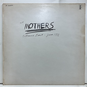 ★即決 ROCK Mothers / Fillmore East June 1971 K44150 pr0077 英オリジ 1/1 フランク・ザッパ