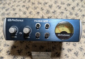 真空管マイクプリアンプ　PreSonus Tube Pre V2