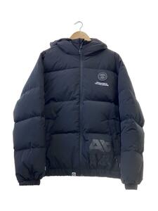 A BATHING APE◆ダウンジャケット/L/ポリエステル/ブラック/AAPDNM7594XXL/ダウン/