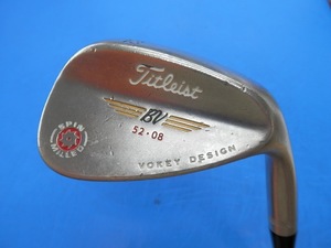 即決 Ｊ７０ タイトリスト ボーケイ スピンミルド ２００９ ブラック　ＤＧ （ＷＥＤＧＥ） ５２‐０８ ＵＳ仕様[1784]