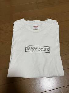 Supreme KAWS Chalk Logo Tee Mサイズ シュプリーム カウズ Tシャツ