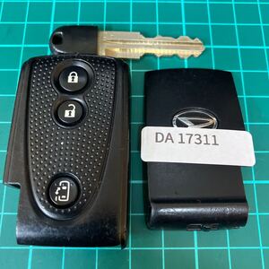 DA17311 点灯 L0791 グレー ダイハツ 純正 スマートキー 2ボタン キーレス ムーヴ LA100S タント L375Sココア L675S コンテ エグゼ等