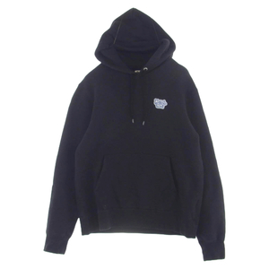 A BATHING APE アベイシングエイプ 001PPG201011X USS バック ワッペン ロゴ パッチ プルオーバー パーカー ブラック ブラック系 L【中古】