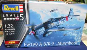 ドイツレベル　1/32　フォッケウルフFw 190A-8/R-2　‘‘Sturmbock‘‘　新規金型