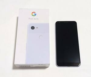 中古美品◆ Google Pixel 3a XL◆Purple-ish ソフトバンク 動作確認 〇／本体 利用制限〇 グーグル ピクセル 箱あり