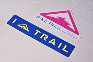 ナイキトレイル　★　ステッカー　★　２種　★　nike trail ★ 　シール　★