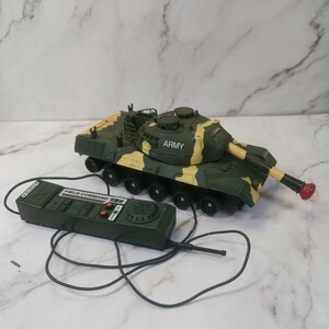 316同梱NG ミリタリー ラジコン 戦車 FC9338 コマンドタンク リモコン式 ヴィンテージ 玩具 軍用機 乗り物 ジャンク扱い 現状