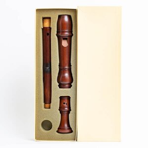 YAMAHA ヤマハ ALTO RECORDER アルトリコーダー YRA-64 ローズウッド バロック式 木製 吹奏楽 管楽器 縦笛 箱付 #37107