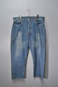 A.PRESSE Washed Denim Wide Pants アプレッセ ウォッシュ デニム ワイド パンツ インディゴ 36