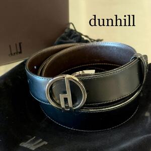 『dunhill』ダンヒル (107) Dロゴ バックル レザーベルト