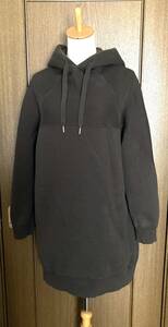 unfil アンフィル／cotton fleece long hoodie コットンフリースロングフーディー ダークブラウン 