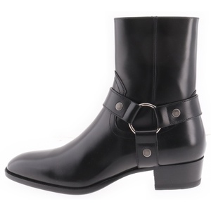 SAINT LAURENT PARIS サンローランパリ Wyatt Harness Boot D1573070 クラシックワイアット ハーネス リングブーツ ブラック