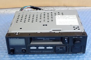 カセットデッキ トヨタ純正 08690-00450 Fujitsu Ten Limited 動作未確認#C0220