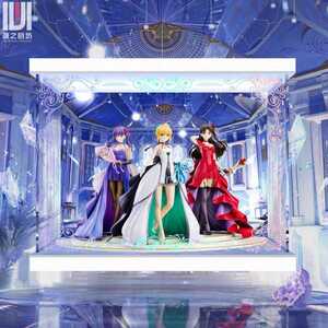 Fate/stay night セイバー 遠坂凛 間桐桜 15th Celebration Project Dress Ver. 1/7 ☆専用☆ フィギュアケース LED 照明 ショーケース