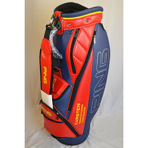 【展示品数量限定】PING ピン CB-U2303 RED/NAVY PU SPORTS 36915 PUスポーツ キャディバッグ　定価45000