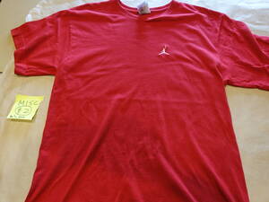 Vintage Air Jordan NIKE T-shirts　刺繍Jump Manロゴ　米国製　赤色　size　m