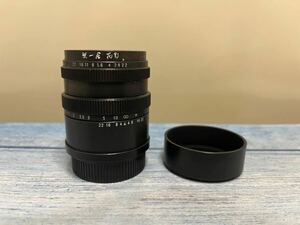 【限定】無一居 花影 S1 60mm f/2.2 L39 タンバール ノンコート スクリューマウント Lマウント ライカ フィルムカメラ レンズ l39