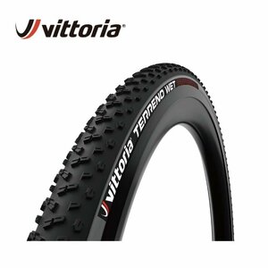 Vittoria ビットリア TERRENO WET テレーノ ウェット TNT(Tire No Tube) G2.0 グラフェン2.0 ブラックxグレー 700x33c