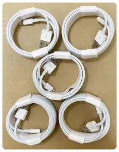 5本1m iPhone充電器ライトニングケーブル Apple純正品質 (7vZ)