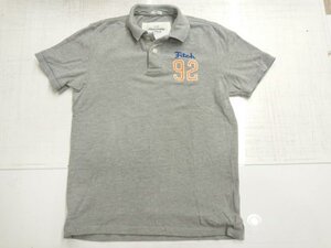 ★☆Abercrombie & Fitch　ポロシャツ　グレー　L　状態良美品☆★