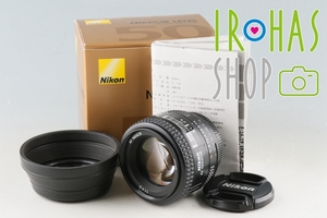 Nikon AF Nikkor 50mm F/1.4 D Lens With Box #49770L4