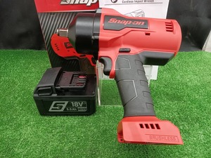 未使用品 スナップオン Snap-on 18V 1/2 ドライブ モンスターリチウム コードレス インパクト レンチ CT9050W1 本体+バッテリー1個