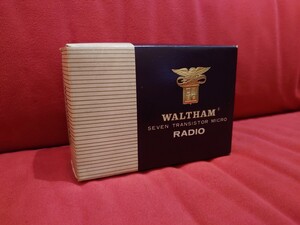 【WALTHAM】WA 2001 vintage TRANSISTER MICRO RADIO 7石 トランジスタ ラジオ