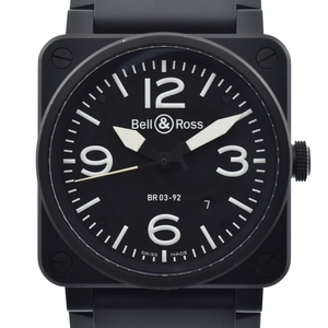 ベル＆ロス Bell＆Ross BR03-92CFB-R BR03-92 デイト 自動巻き メンズ 良品 保証書付き L#134467