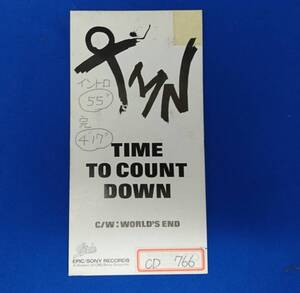 8cmCD シングルCD　TM NETWORK／①TIME TO COUNT DOWN ②WORLD‘S END　ティーエムネットワーク